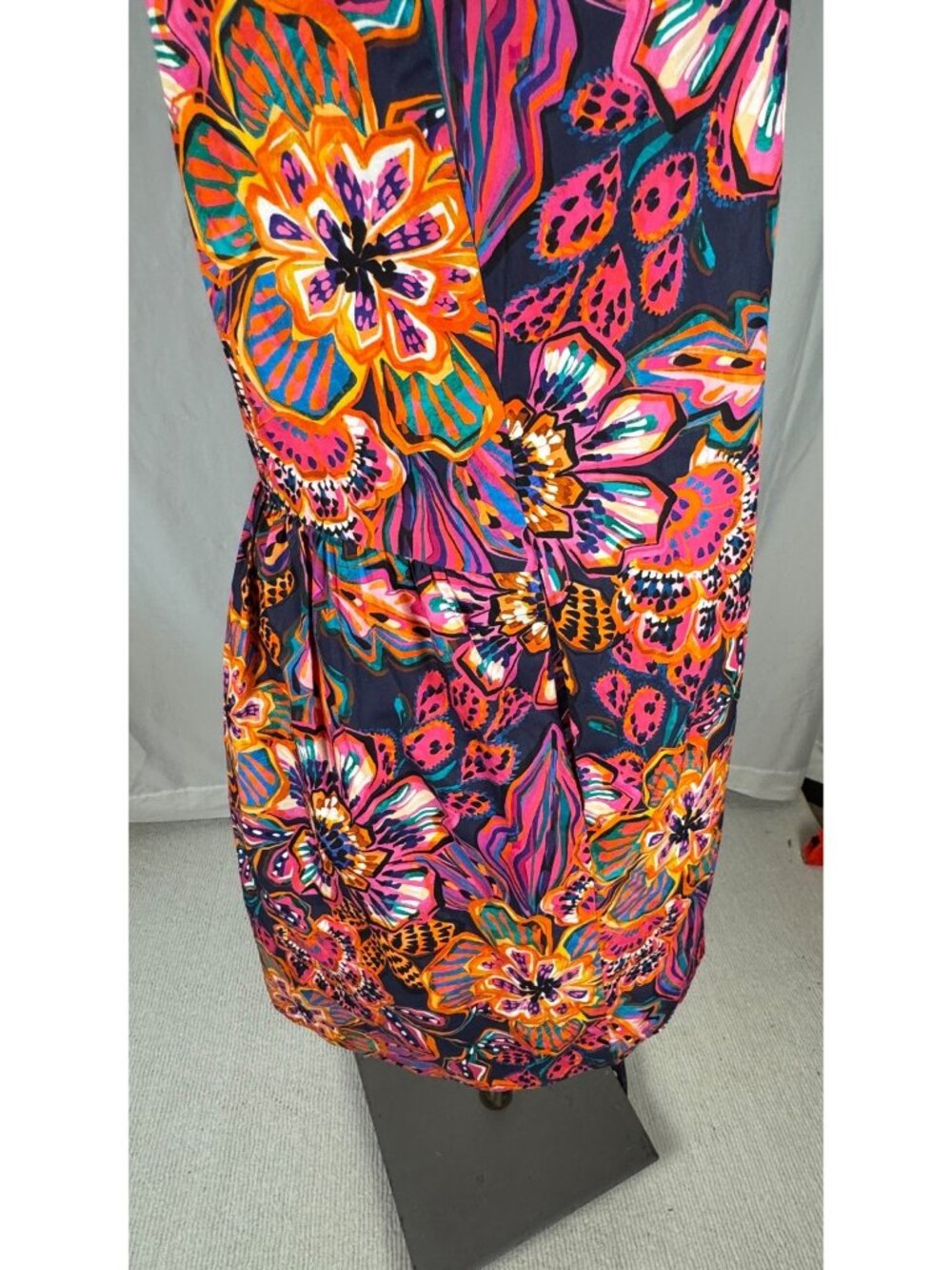 Johnny Was Eyes On You Poplin Floral Tunic Dress XS Boho Style - Picture 7 of 16